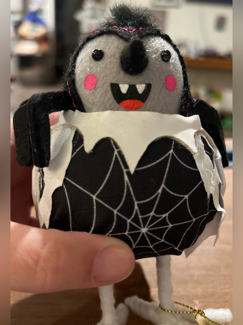 Target Hyde and Eek Halloween “Skitter”Spider Bird Featherly Friends 2024